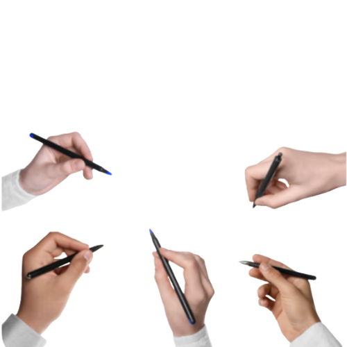 Your own handwriting